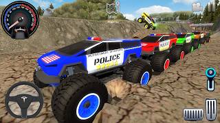 Juegos De Carros - Police Monster Trucks Impossible Driver #2 - Car Extreme Racing Android Gameplay screenshot 2