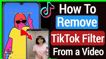 How To Remove Filter From a Tiktok Video  | How to Take Off Tiktok Filters | Remove Tiktok Filter