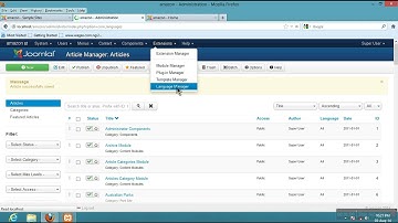 017 Managing Extensions Language Manager
