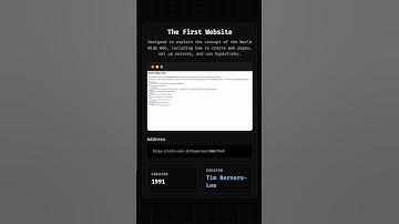 The first website