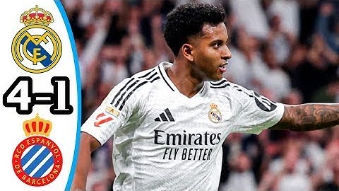ملخص مباراة ريال مدريد واسبانيول اليوم 4 1  اهداف ريال مدريد واسبانيول اليوم   اهداف ريال مدريد
