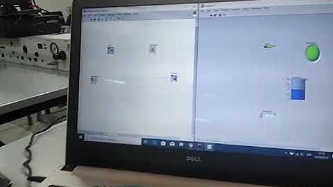 Control de procesos de LabView mediante Data Dashboard-Control del nivel de un tanque
