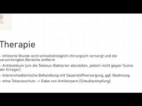 Tetanus (Wundstarrkrampf) ‑ Merkmale, Symptome, Diagnose, Therapie ...
