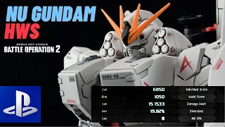 Nu Gundam HWS Is It Good Enough? GBO2 PlayStation 5 機動戦士ガンダム #バトオペ2