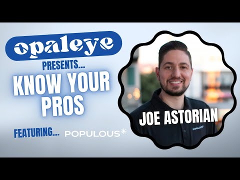 Know Your Pros: Joe Astorian of Populous Adjusting