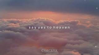 lana del rey - say yes to heaven (slowed + reverb) Resimi