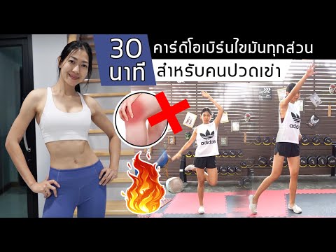 30 นาที คาร์ดิโอลดไขมัน สัดส่วนกระชับ ไม่กระโดด ไม่ย่อ เหมาะสำหรับคนปวดเข่า | Sixpackclub.net