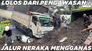 JALUR NERAKA MENGGANAS !!! Korban Berjatuhan Truk Seruduk Tumpahan Batubara (Sitinjau Lauik Terbaru)