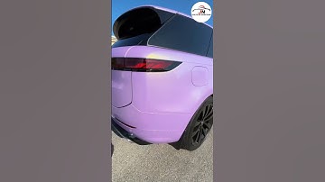 range rover paint complete 💜 and show off| #rangerover #carpainting #rangeroverlover #attitudestatus