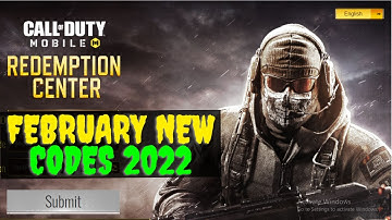 FEBRUARY NEW CALL OF DUTY MOBILE REDEEM CODES 2022 || CALL OF DUTY CODES 2022 - CODEM CODES