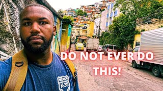 Wondered into a DANGEROUS Favela ALONE |Rio Favela tour