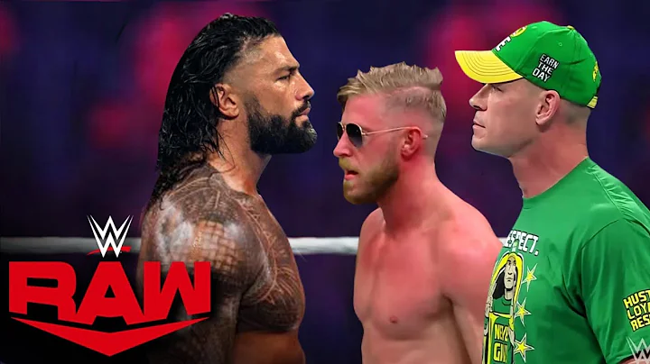 Roman Reigns vs. Orange Cassidy & John Cena : WWE Raw June 27, 2023
