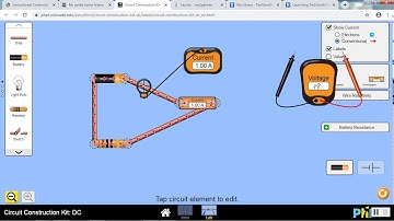 circuits phet intro tutorial
