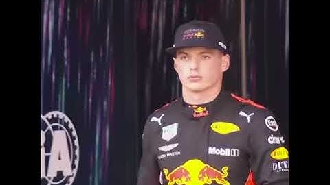 Max Verstappen pushes Esteban Ocon after the Brazilian Grand Prix