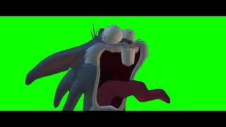 Bugs Bunny Scream but it's a green screen template (FREE TO USE)
