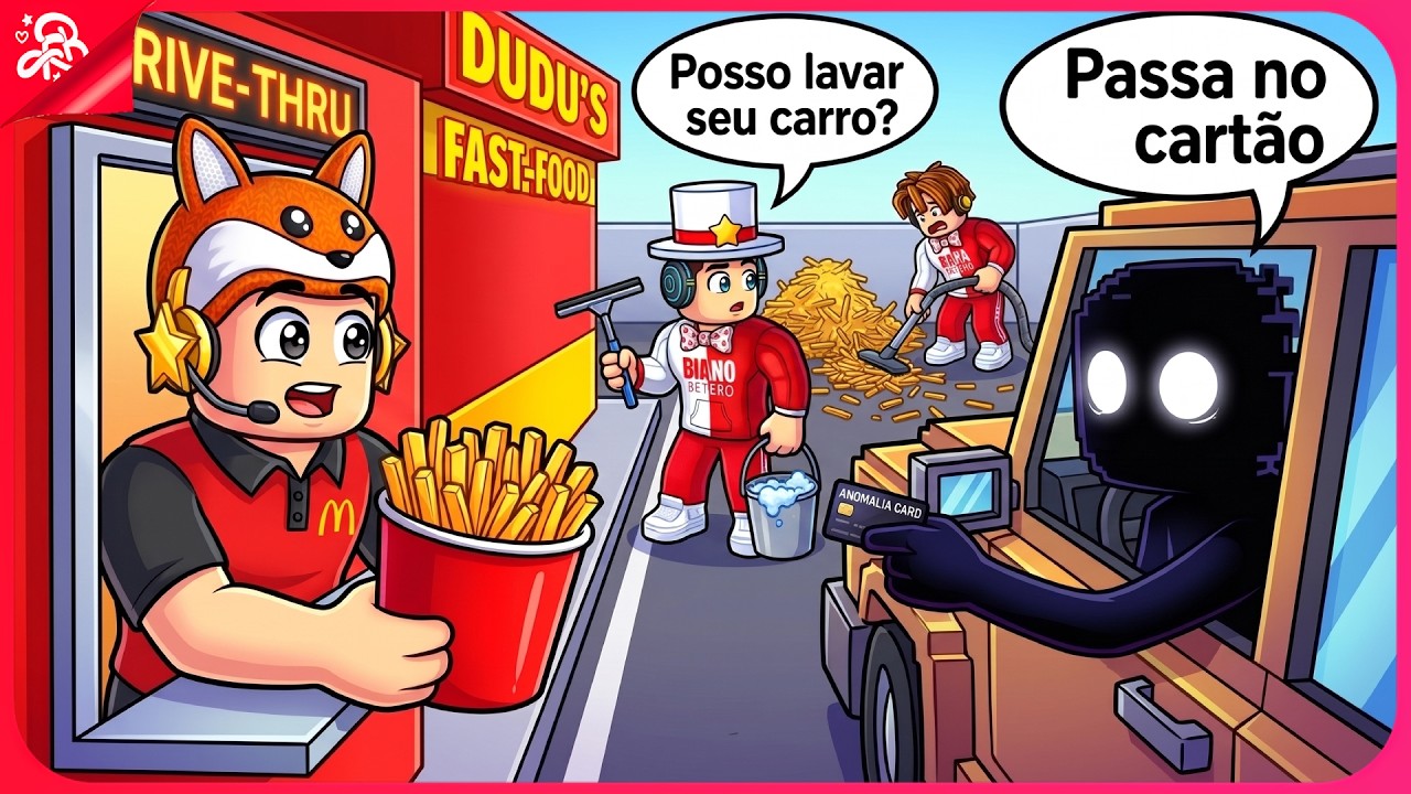 TIME PERFEITO PARA VENDER BATATA FRITA PARA ANOMALIAS NO ROBLOX