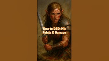 New to D&D: Hit Points & Damage #dungeonsanddragons #dndcharacter #newplayer