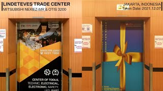 Mitsubishi And Otis Traction Elevators At Lindeteves Trade Center, Jakarta