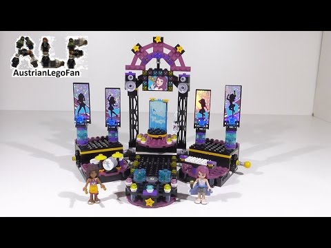 Lego Friends 41105 Pop Star Show Stage / Popstar Showbühne - Lego Speed Build Review