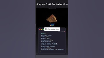 shapes particle animation using css #coding #html #html5 #css #css3 #vscode #java #javascript #php