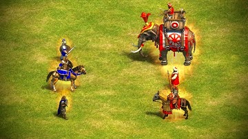 Goths Heroes vs Persians Heroes | AoE II: Definitive Edition