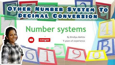 Binary, Octal, Hexadecimal to Decimal Conversion | Number System | MSBTE | ENGINEERGING | DTE