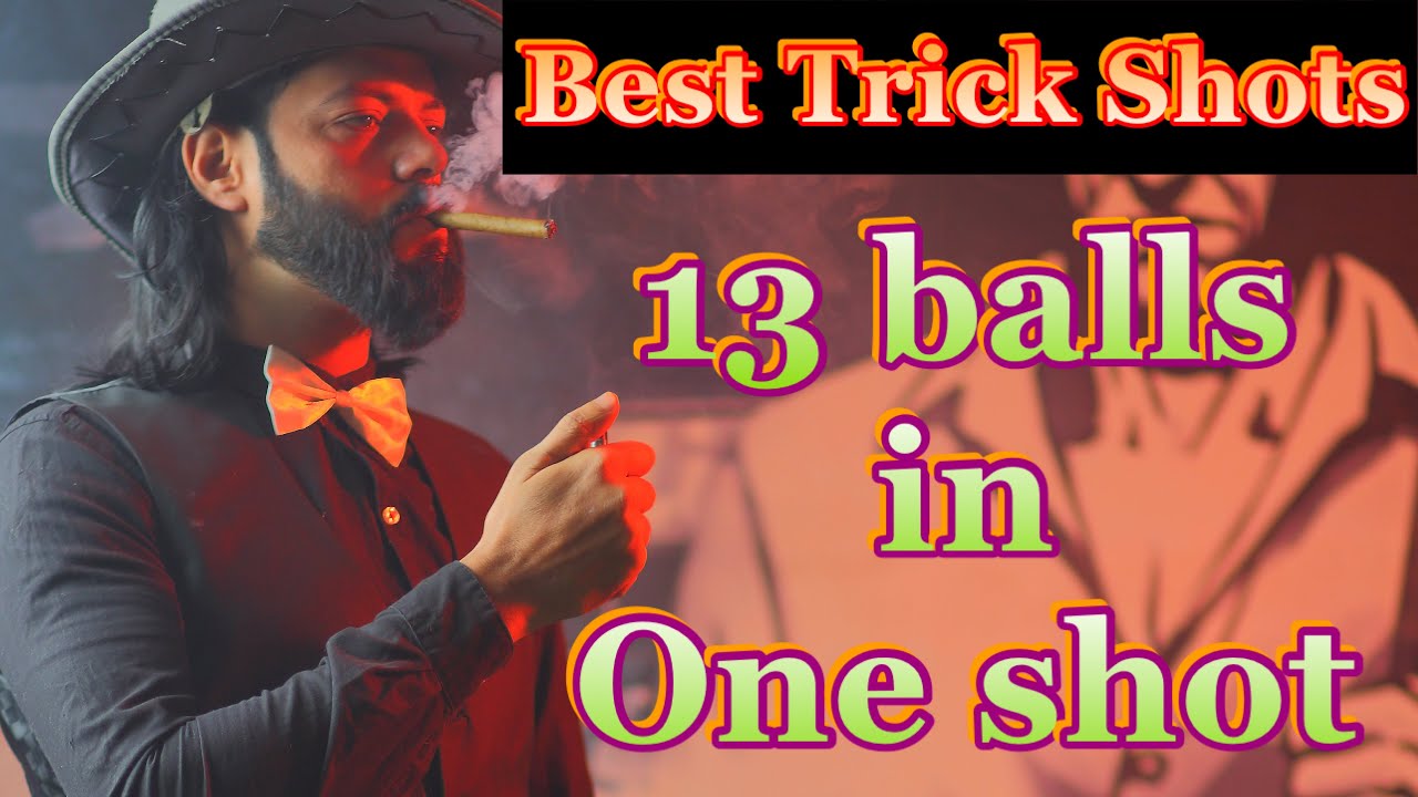 13 balls in one shot Pool best Trick shots YouTube