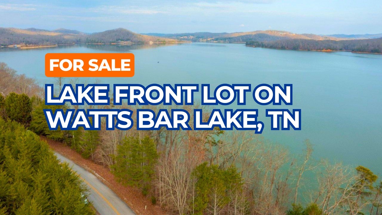For Sale Lake Front Lot on Watts Bar Lake with TVA Approved Dock Access in East Tennessee