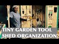 ORGANIZING The TINY TOOL SHED//DIY Tool Holders
