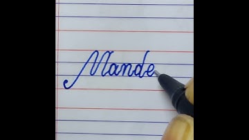 Mandeep beautiful name write in cursive writing | cursive writing | cursive writing kaise likhe |