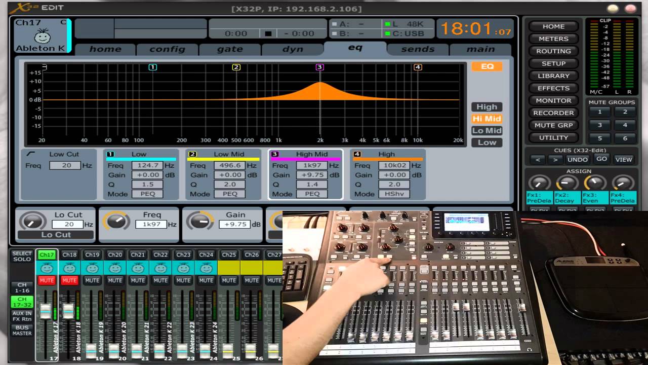 Behringer X32 Tutorial German / Deutsch Equalizer Teil 7 YouTube