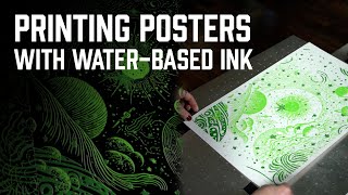 Best Practices when Printing MultiColor Posters with WaterBased Ink