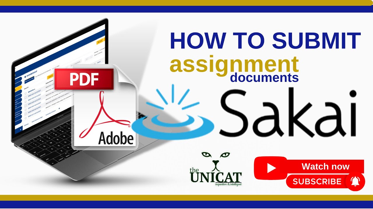 how to submit an assignment on sakai