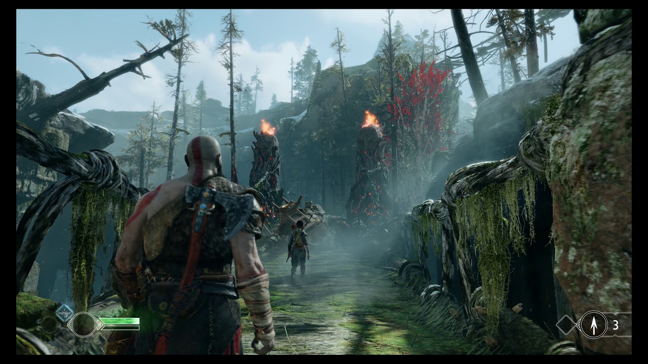 God of War - Environments #1 - Commented Video (EN/PS4 Pro) games people play