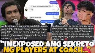 COACH DUCKEY INEXPOSED ANG COACH AT PLAYERS NA SANGKOT SA GAME FIXING? WASAK ANG PANGARAP! EZ 100K?!