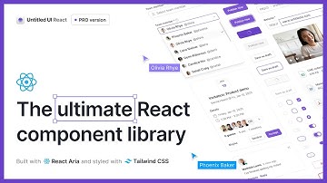 The ultimate React component library | Untitled UI