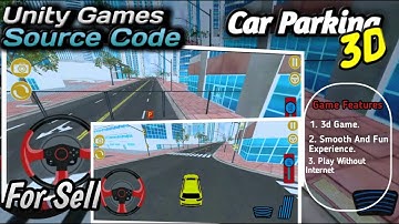 Car Parking 3d Unity game engine source code | ready made template for Sell for biggners