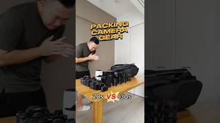 Traveling with Camera Gear in your 20s VS 30s #photography #camera #travel