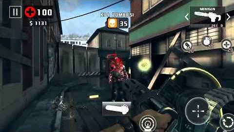 Dead trigger 2 scar and minigun level 10 gameplay. Playing on hard level 51.