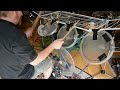 Cheapest drumset in the world  drying rack amazing sound priceless wschestnderschlagzeug