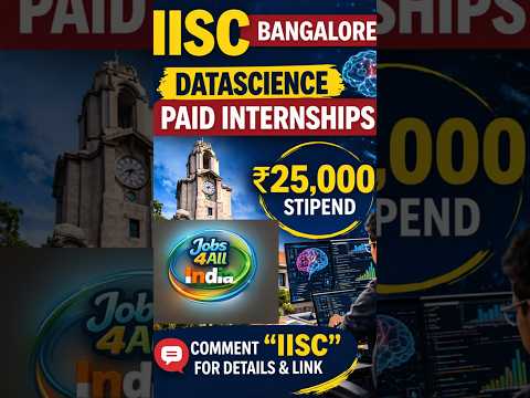 CBRAIN Internship 2026 , IISc Bangalore ₹25,000 Stipend.  #youtubeshorts  #internship #datascience