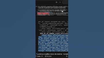 🔴 Ver el SQL de las migraciones mediante php artisan migrate --pretend en Laravel