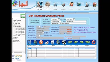 TAMWIL NT Versi 7 (Desktop) - Tutorial Edit Transaksi Simpanan Sukarela (Software BMT, KJKS ONLINE)
