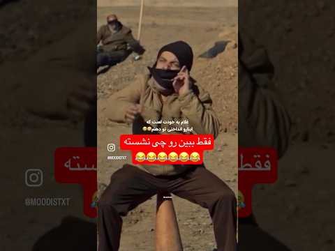 فقط ببین رو چی نشسته     خنده کمدی