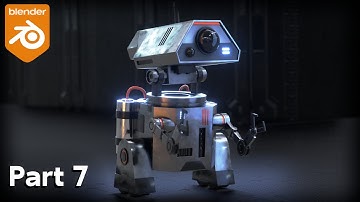 Sci-Fi Worker Robot-Part 7 (Blender Tutorial)