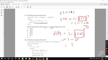 OSK Informatika 2017 - Pembahasan #37