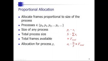 Class 17: Frame allocation and Thrashing