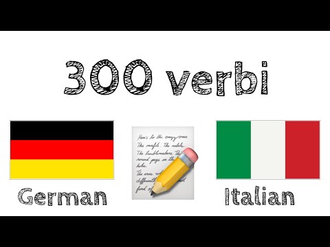 300 verbi - Tedesco + Italiano - Lettura e ascolto - (Madrelingua)