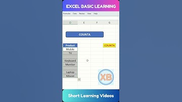 Excel Formula - CountA short #excelbasics #exceltech #excelformula #how #exceltips #excelgyan #excel