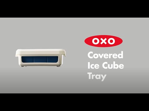 OXO Covered Silicone Ice Cube Tray: Cocktail – Zest Billings, LLC